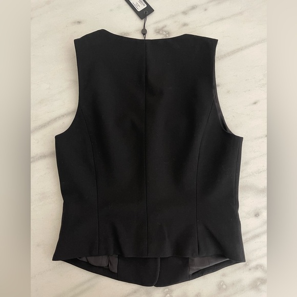 Rag & Bone Black Vest Women's size 4 - Picture 9 of 10